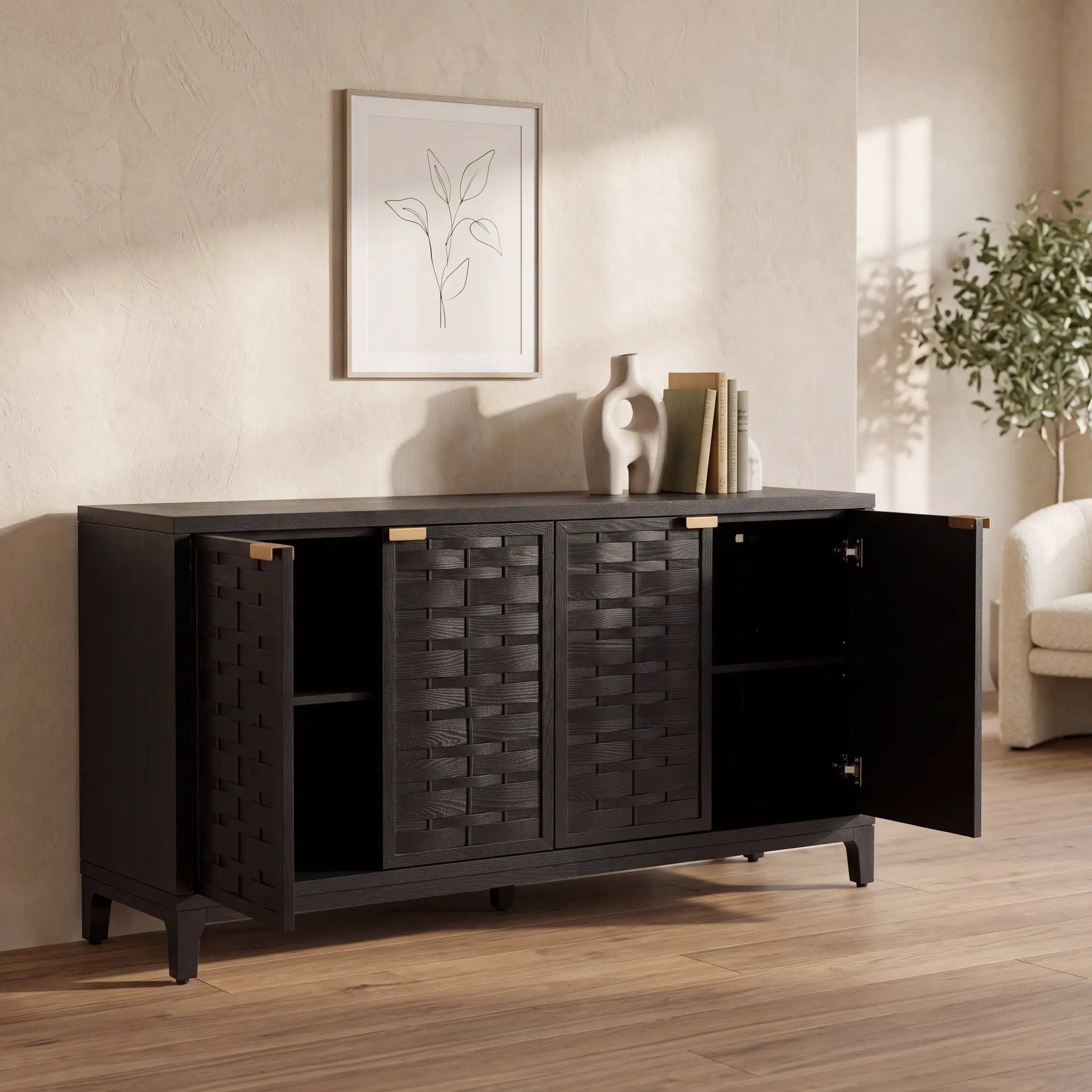 Elegant 59 Inch Sideboard by HouseOfZazla