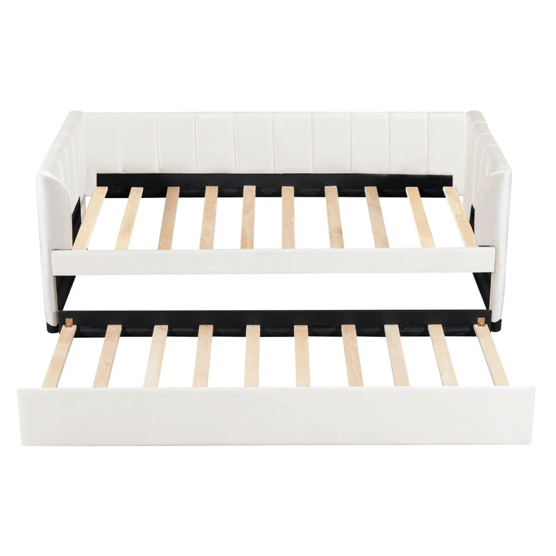 Upholstered Daybed With Ergonomic Design Backrest by Unique Piece Furniture