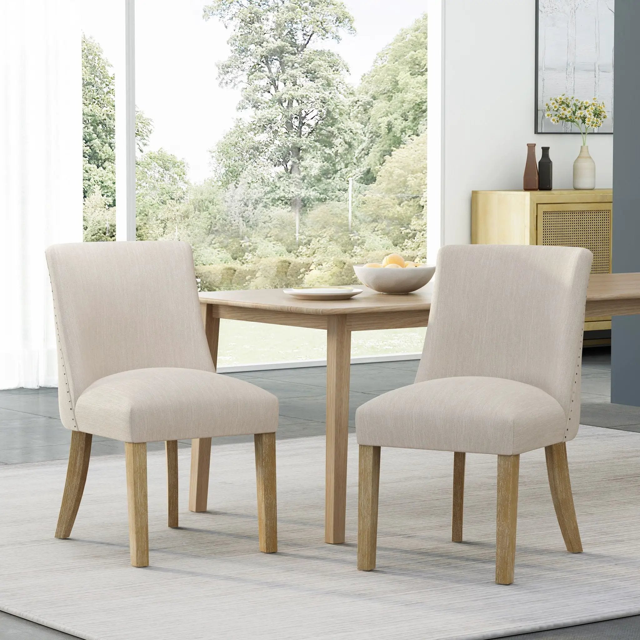 Classic Fabric Dining Chair by HouseOfZazla