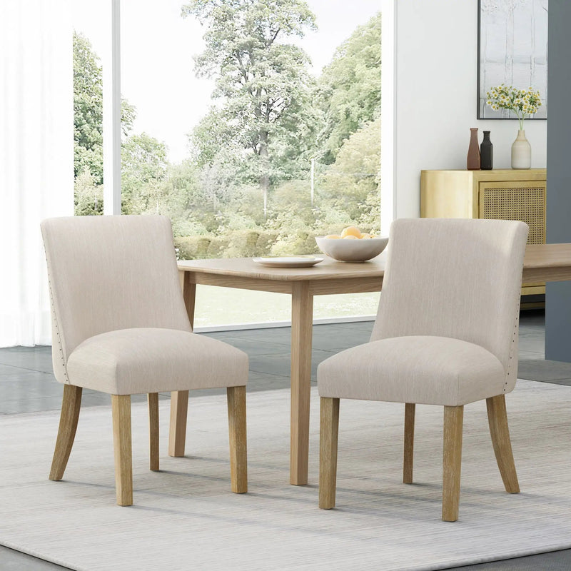 Classic Fabric Dining Chair by HouseOfZazla