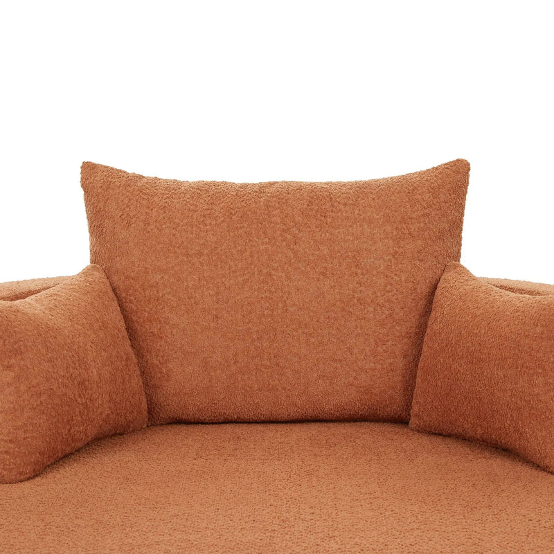 360° Swivel Accent Barrel Chair With 3 Removable Pillows For Living Room by HouseOfZazla
