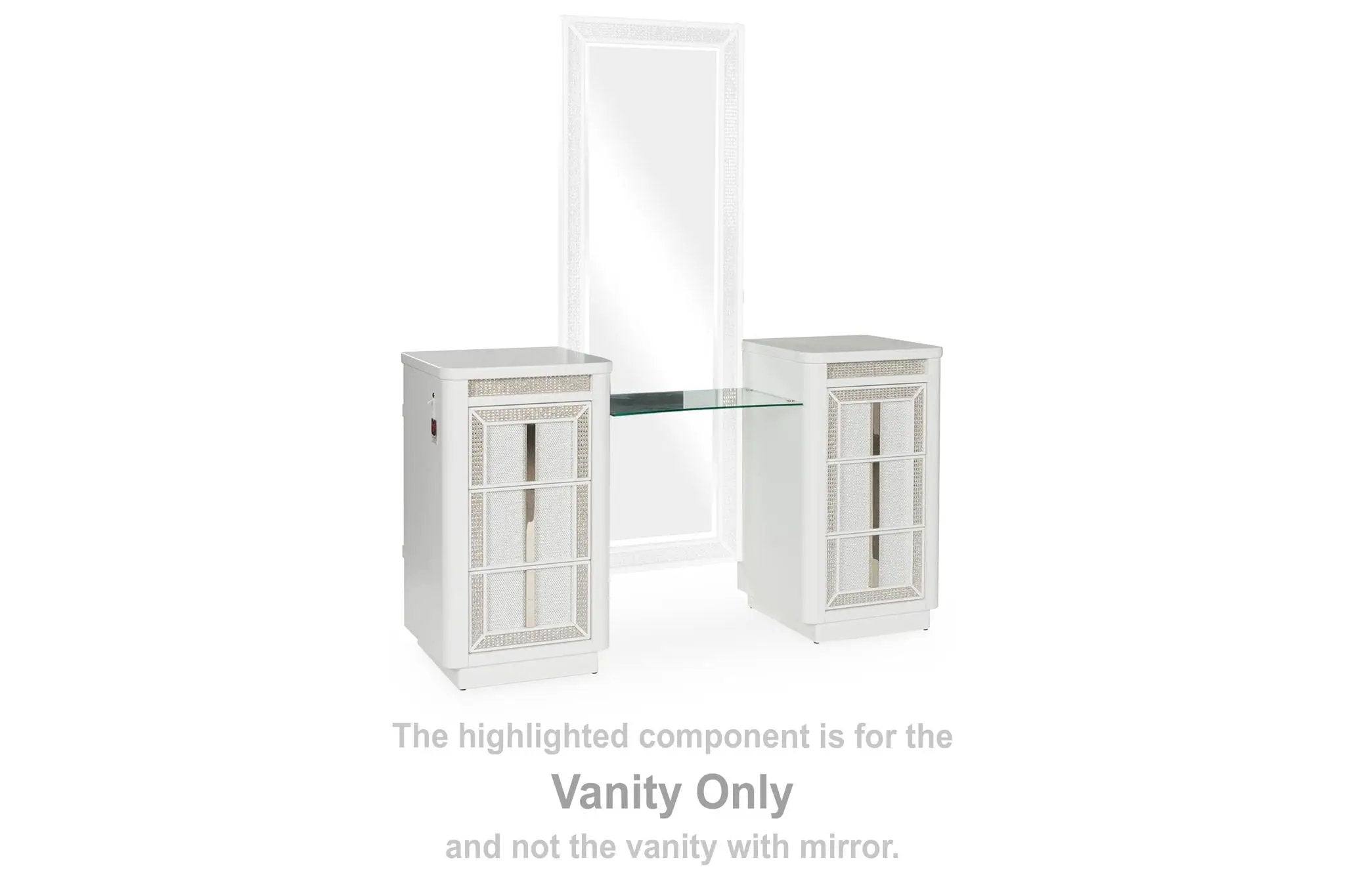 Chalanna - Vanity - White by Unique Piece Furniture