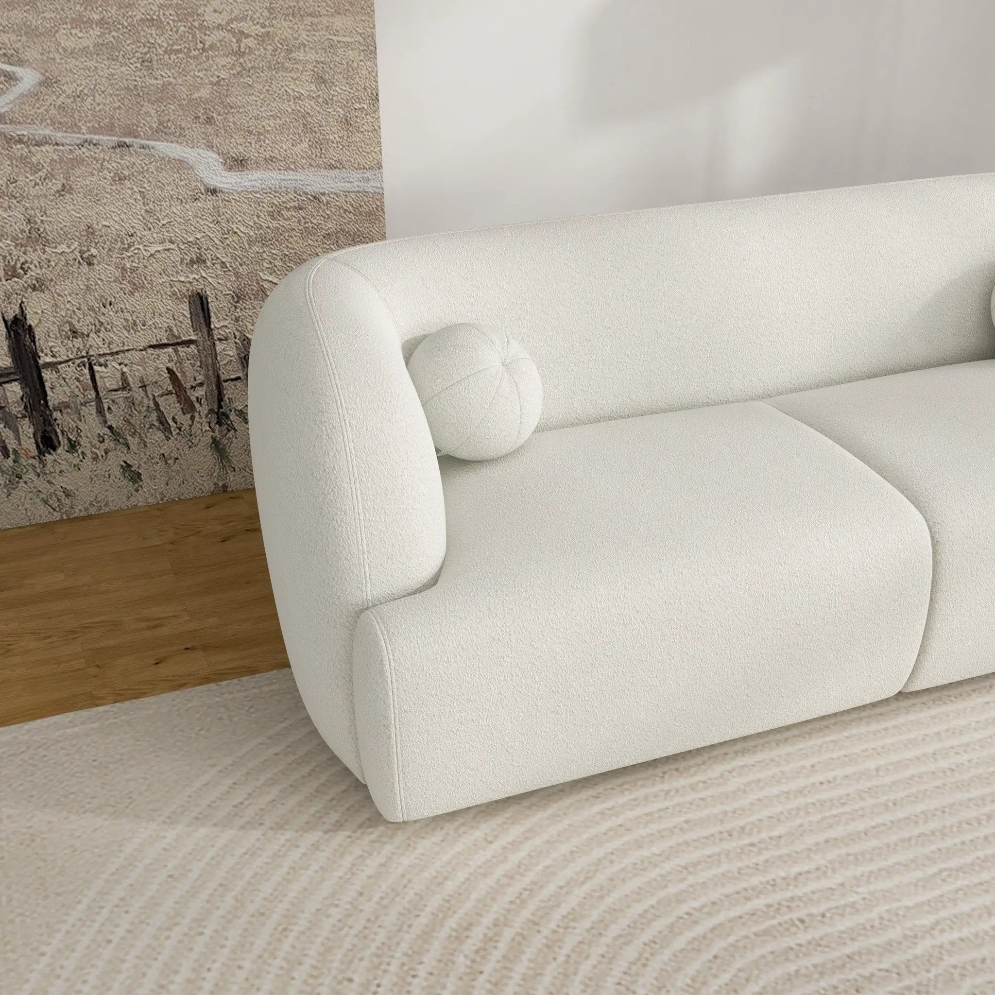 Anna - French Boucle Sofa by HouseOfZazla