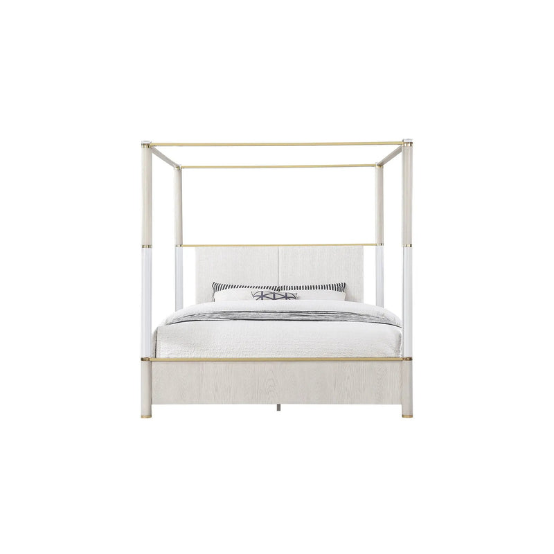 Malco - 4 Post Bed With Upholstered Headboard by Unique Piece Furniture