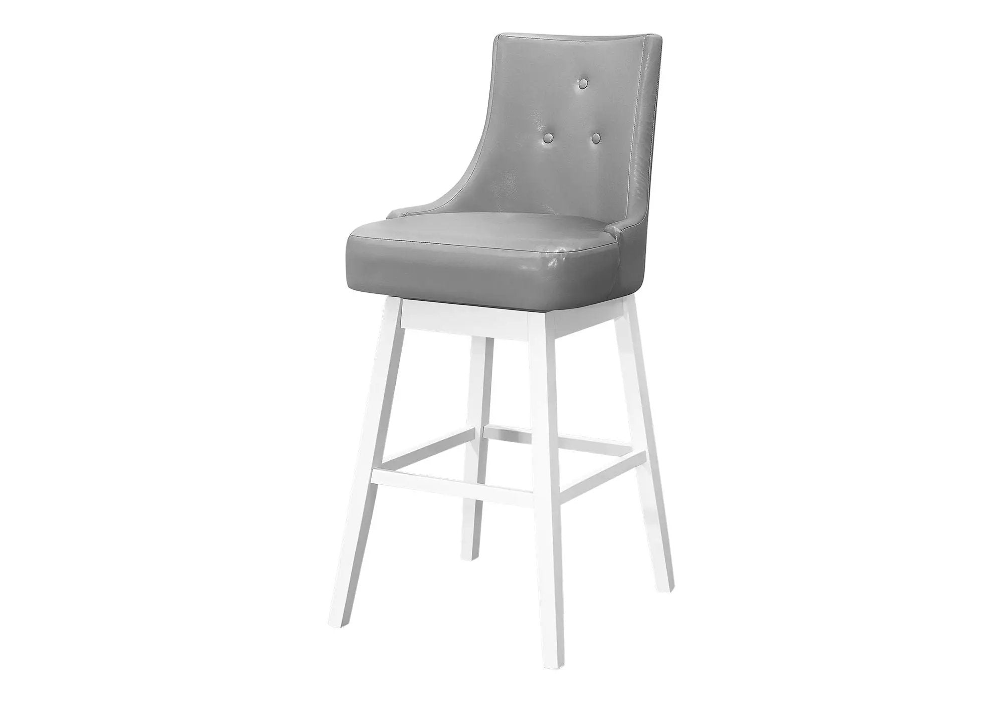 Swivel Stool Bar Height, Transitional (Set of 2) by HouseOfZazla