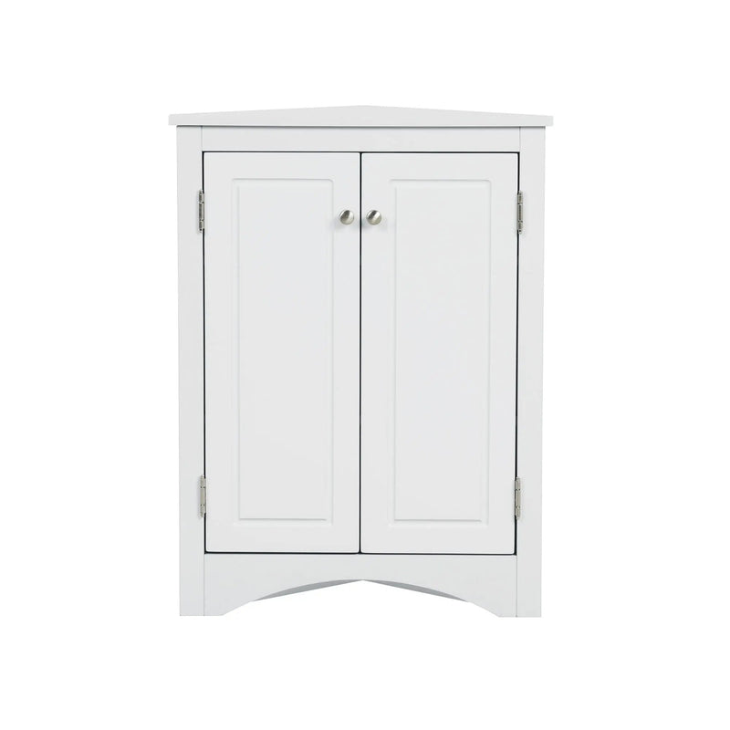 Triangle Bathroom Storage Cabinet With Adjustable Shelves, Freestanding Floor Cabinet For Home Kitchen by HouseOfZazla