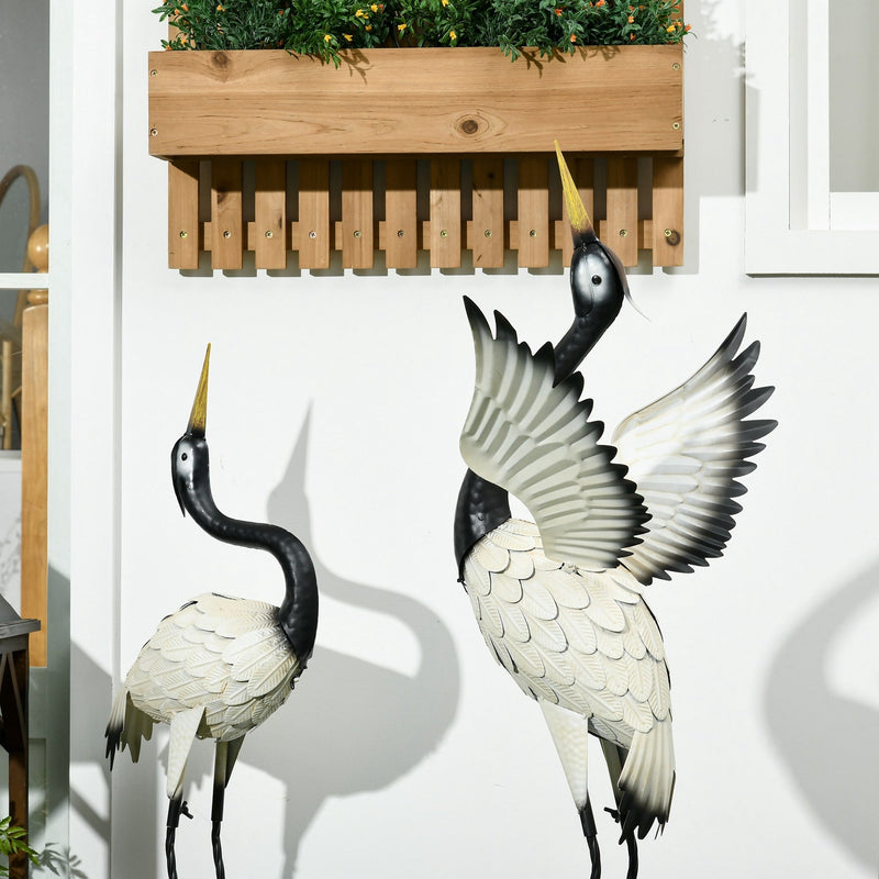 Outsunny Heron Garden Statues Set of 2 by HouseOfZazla