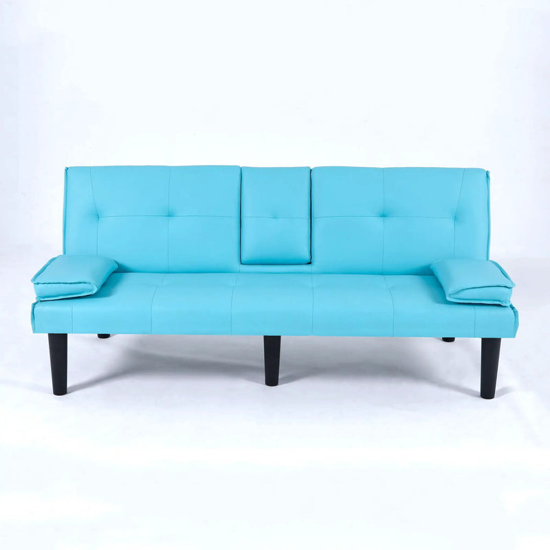Sofa Bed With Foldable Design And Cup Holder by HouseOfZazla