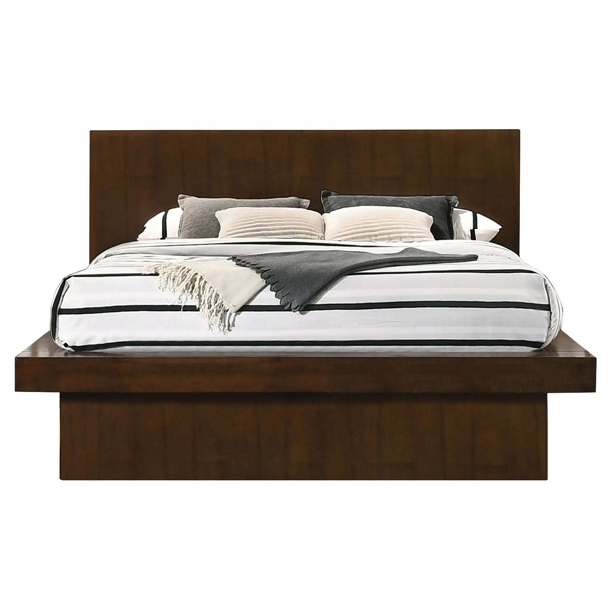 Jessica 4-piece Queen LED Bedroom Set Cappuccino by Unique Piece Furniture
