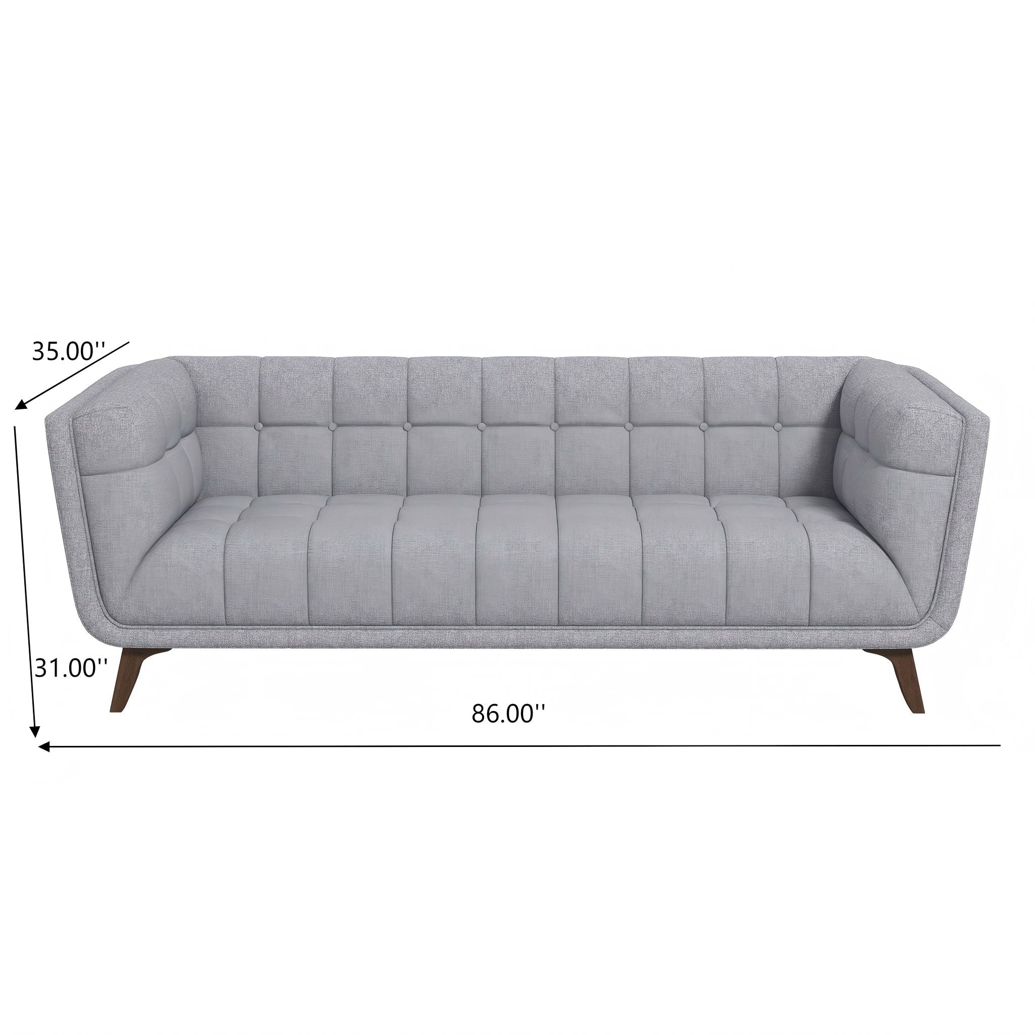 Addison - Mid-Century Modern Design Tufted Sofa by HouseOfZazla