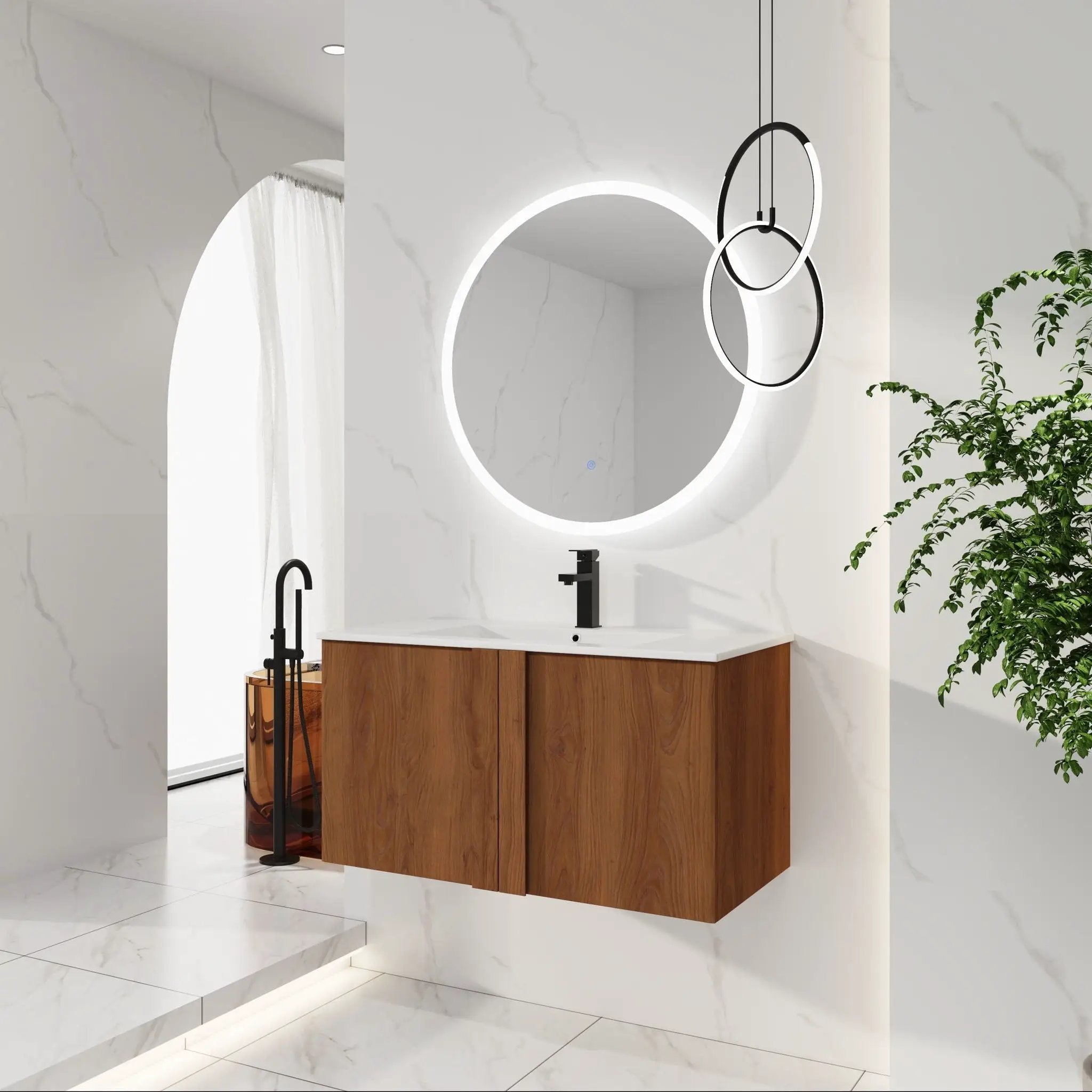 Floating Bathroom Vanity With Sink Combo by Unique Piece Furniture