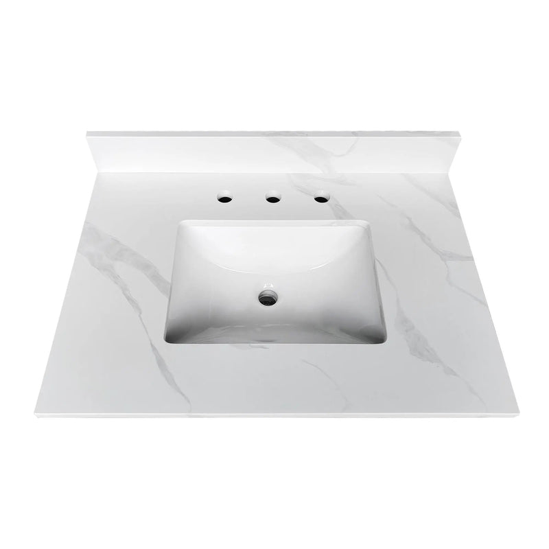 31-Inch Quartz Bathroom Vanity Top by HouseOfZazla