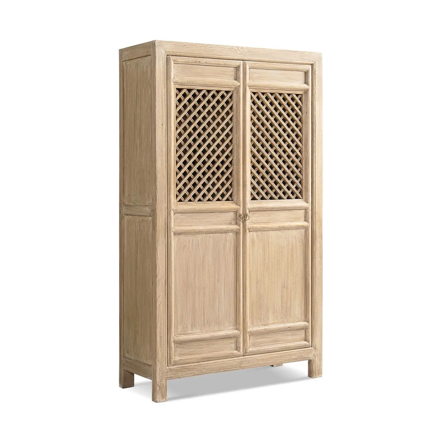 Arden - 2 Door Bookcase Storage Cabinet - Natural by HouseOfZazla