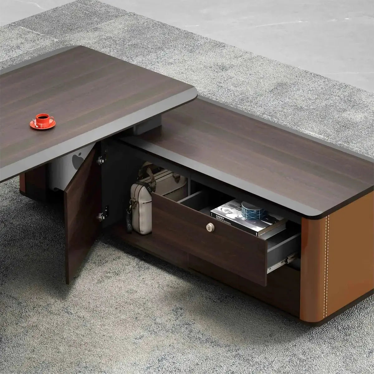 Kitley · Modern L-Shaped Executive Desk by Arc Grove