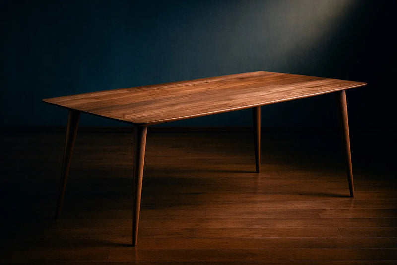Edge Glued Hardwood Dining Table - Solid Kitchen Table by Gizz