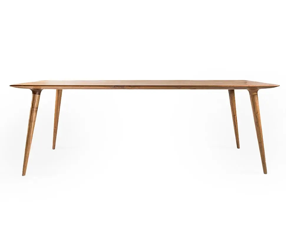 Edge Glued Hardwood Dining Table - Solid Kitchen Table, photo 4 of 15