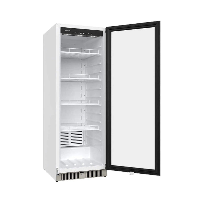 Edgestar 22-Inch 10.1 Cubic Feet Commercial Beverage Merchandiser With Temperature Alarm and Reversible Door [VBM101SS] (SAK45983) by SAKSBY WHOLESALE