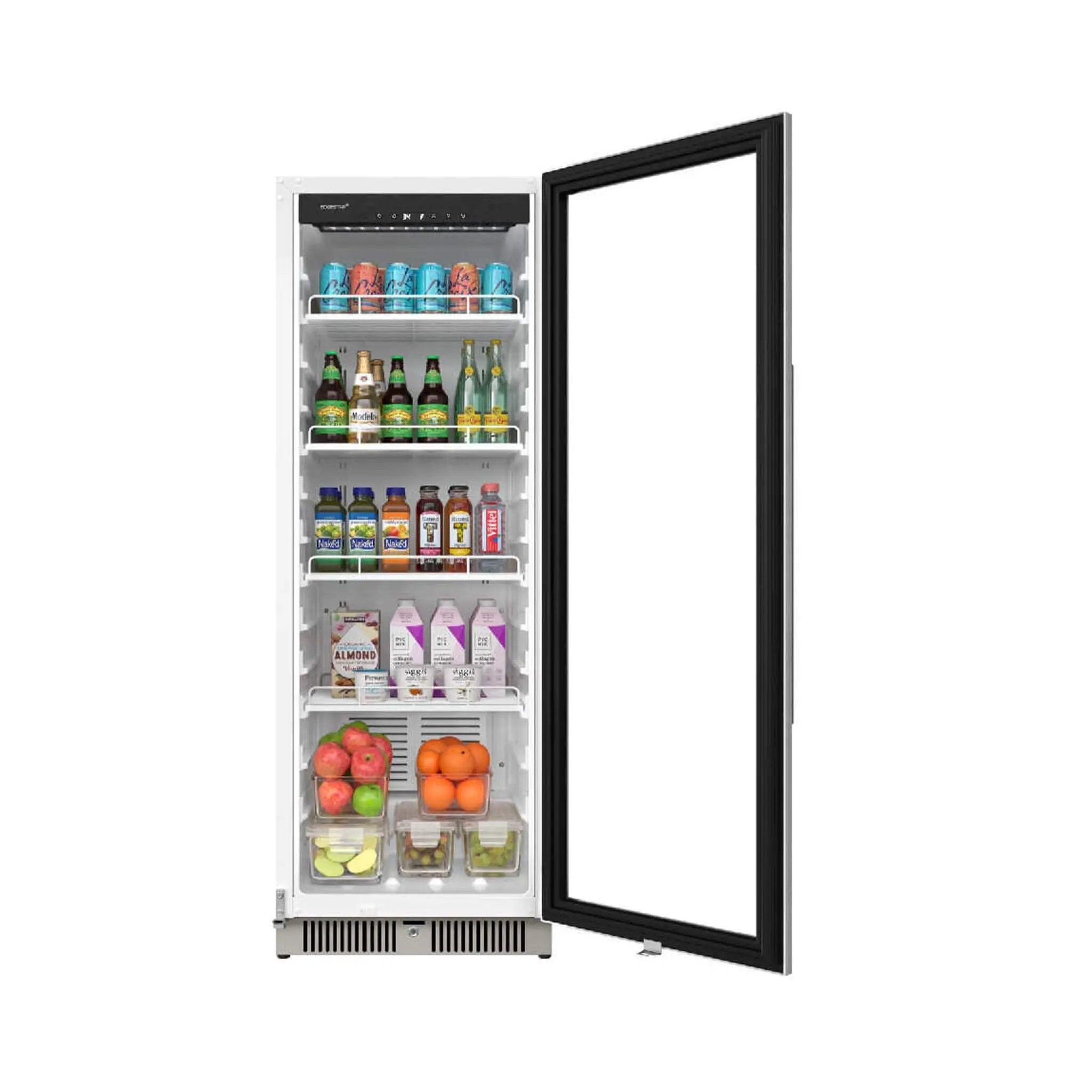 Edgestar 22-Inch 10.1 Cubic Feet Commercial Beverage Merchandiser With Temperature Alarm and Reversible Door [VBM101SS] (SAK45983) by SAKSBY WHOLESALE