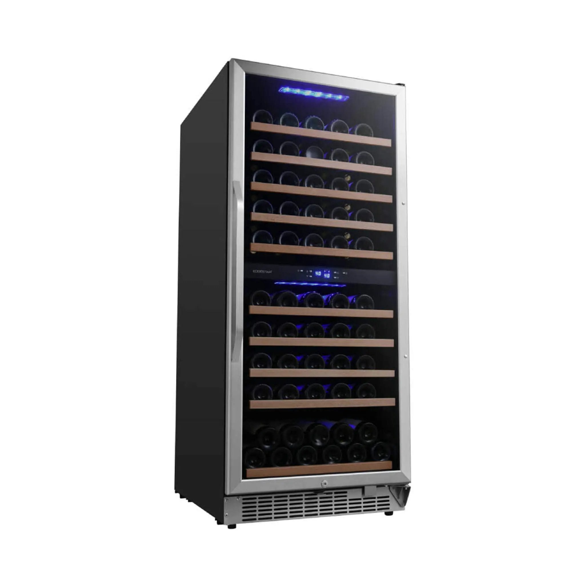 Edgestar Premium 24-Inch 101 Bottle Capacity Built-In Dual Zone Wine Cooler (SAK92835) by SAKSBY WHOLESALE