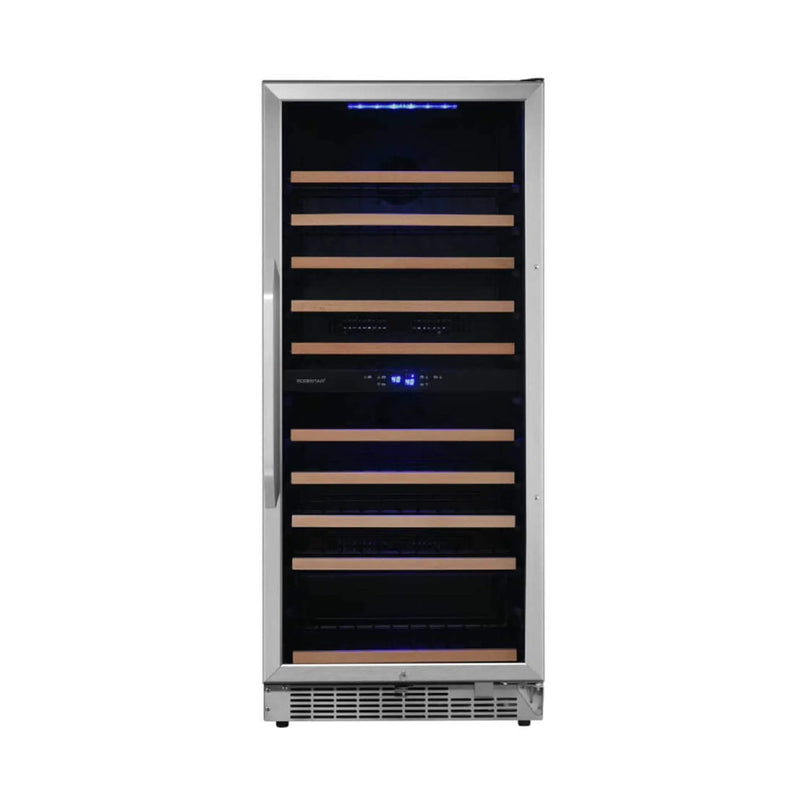 Edgestar Premium 24-Inch 101 Bottle Capacity Built-In Dual Zone Wine Cooler (SAK92835) by SAKSBY WHOLESALE