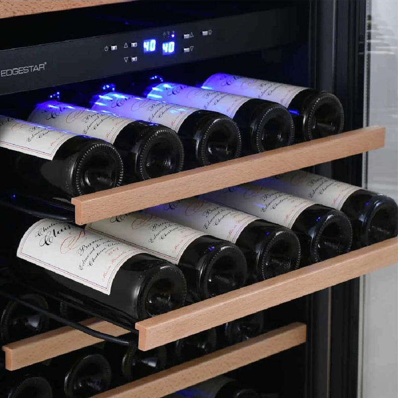 Edgestar Premium 24-Inch 101 Bottle Capacity Built-In Dual Zone Wine Cooler (SAK92835) by SAKSBY WHOLESALE