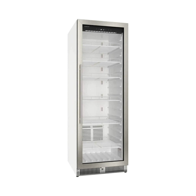 Edgestar 24-Inch 13.7 Cubic Feet Commercial Beverage Merchandiser With Temperature Alarm And Reversible Door [VBM131SS] (SAK62395) by SAKSBY WHOLESALE