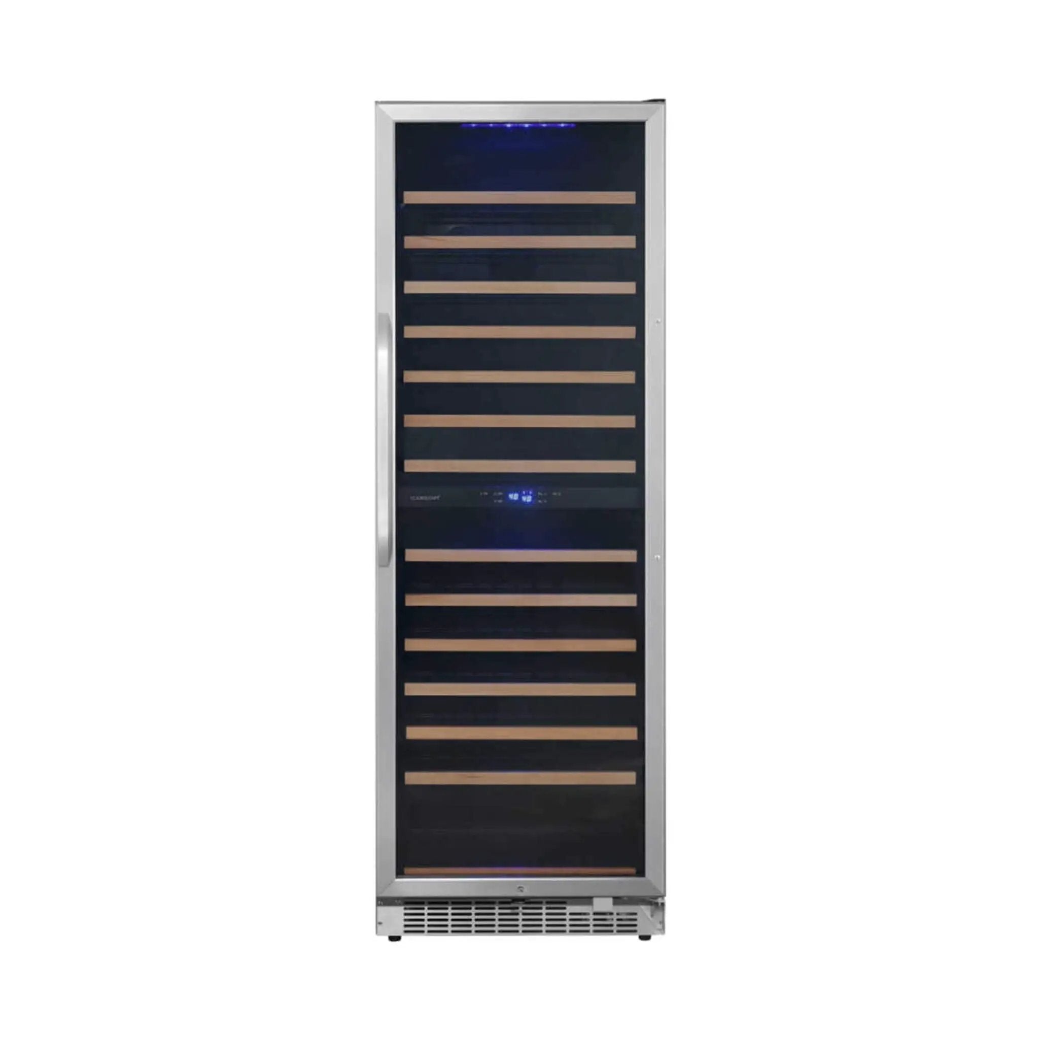 Edgestar 24-Inch 141 Bottle Capacity Freestanding Dual Zone Wine Cooler With Interior Lighting [CWR1552DZ] (SAK49245) by SAKSBY WHOLESALE