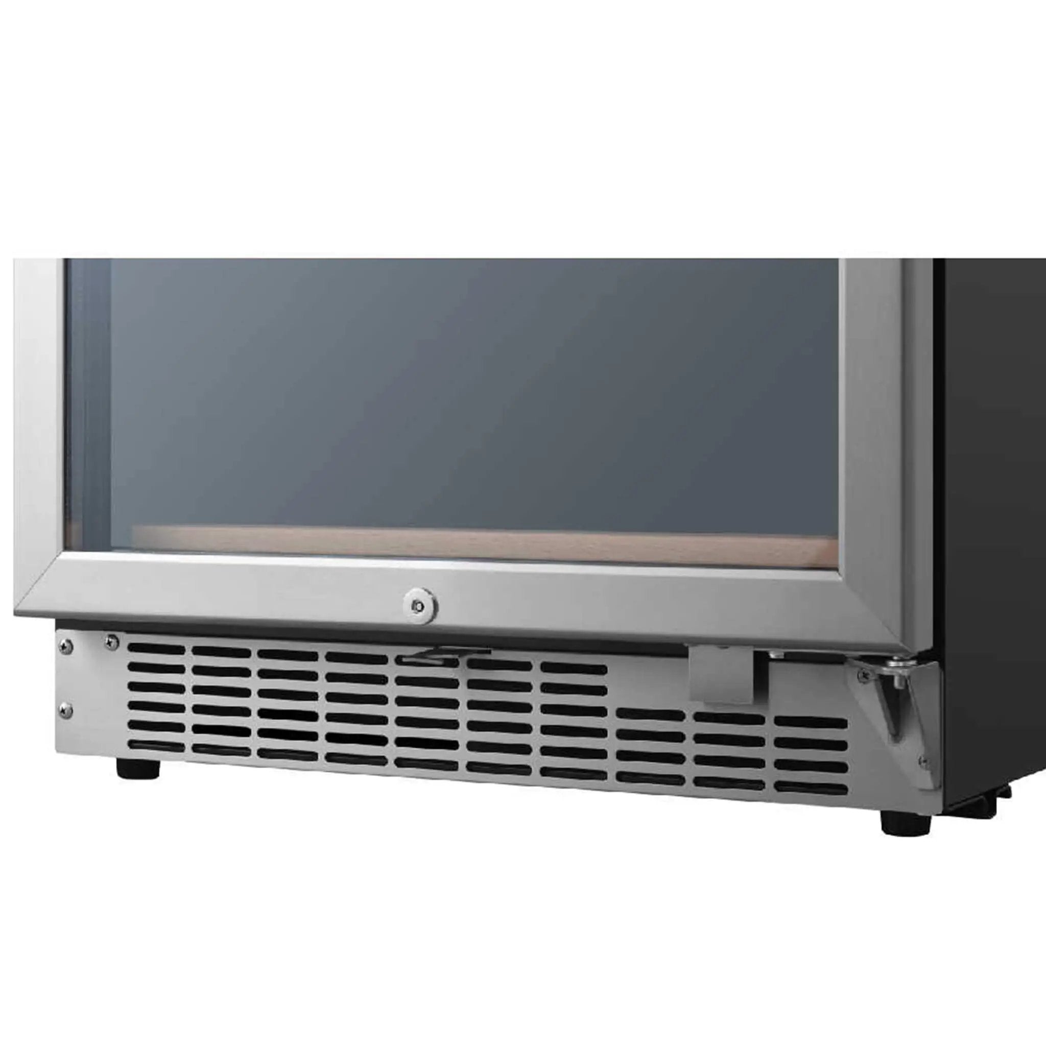 Edgestar 24-Inch 141 Bottle Capacity Freestanding Dual Zone Wine Cooler With Interior Lighting [CWR1552DZ] (SAK49245) by SAKSBY WHOLESALE
