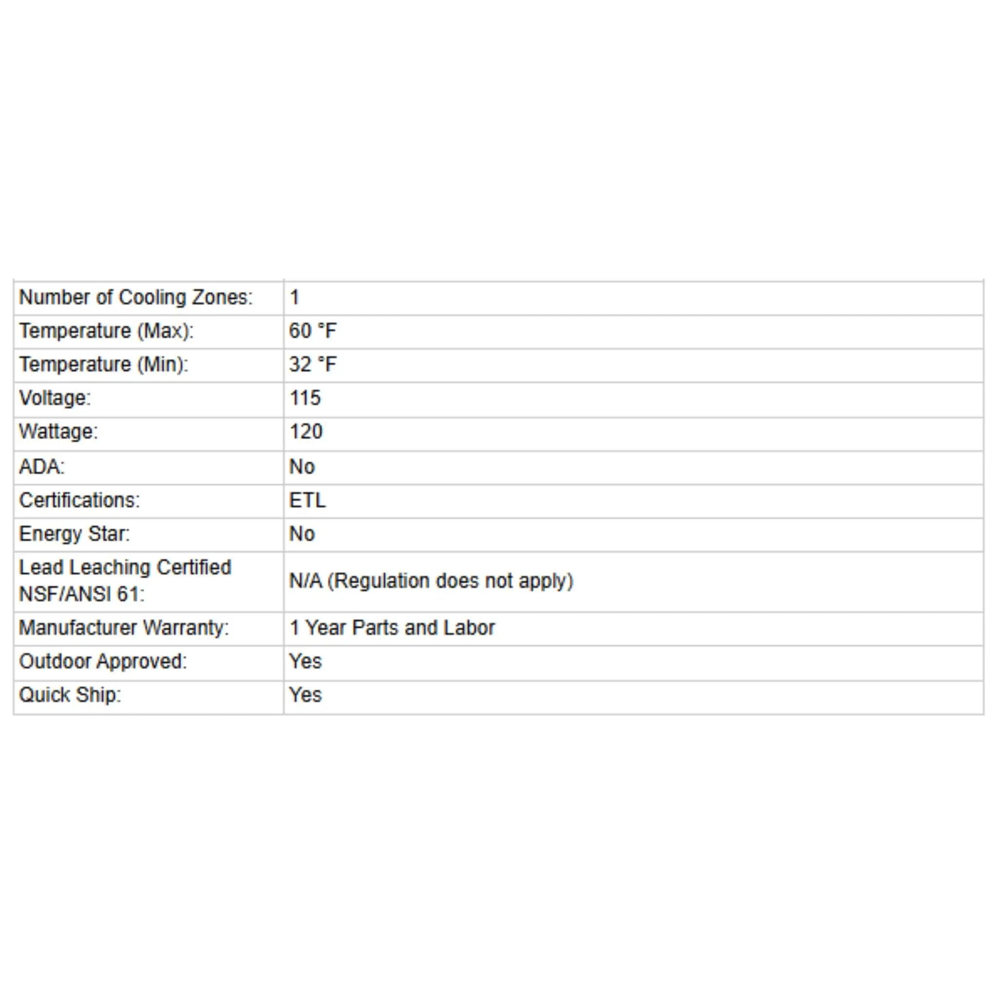 Edgestar 24-Inch Outdoor Kegerator Conversion Refrigerator With Forced Air Refrigeration [BR7001SSOD] (SAK17462) by SAKSBY WHOLESALE