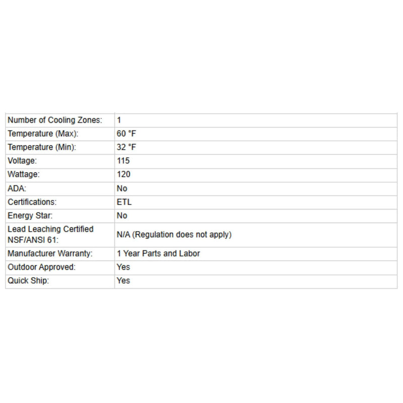 Edgestar 24-Inch Outdoor Kegerator Conversion Refrigerator With Forced Air Refrigeration [BR7001SSOD] (SAK17462) by SAKSBY WHOLESALE