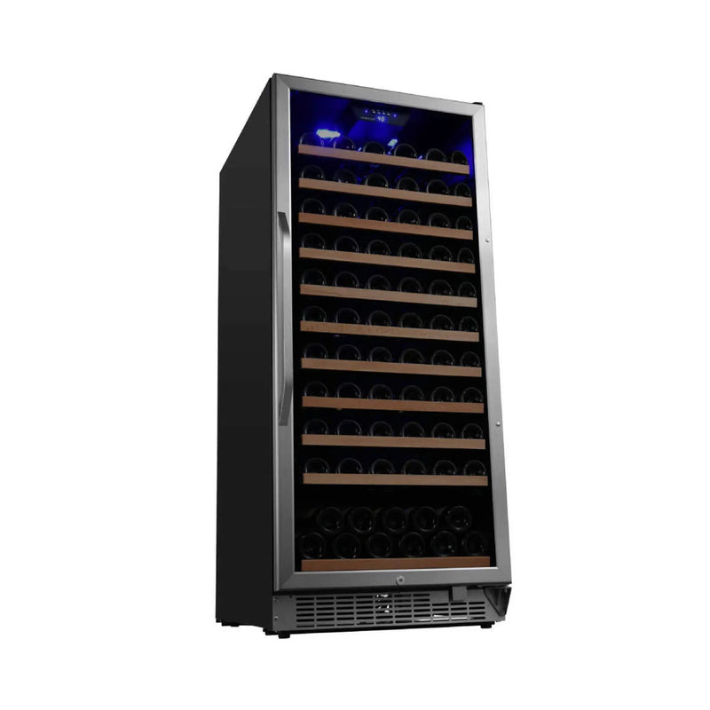 Edgestar 24-Inch Wide 111 Bottle Capacity Freestanding Single Zone Wine Cooler [CWR1212SZ] (SAK68320) by SAKSBY WHOLESALE