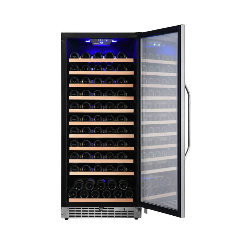 Edgestar 24-Inch Wide 111 Bottle Capacity Freestanding Single Zone Wine Cooler [CWR1212SZ] (SAK68320) by SAKSBY WHOLESALE