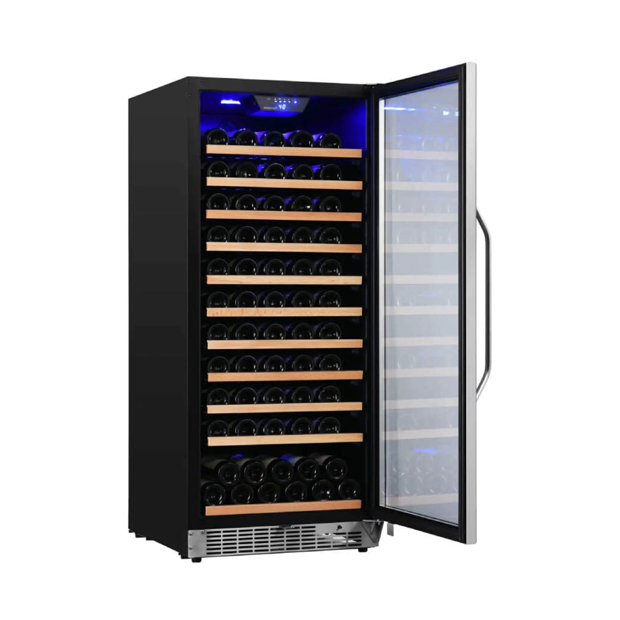 Edgestar 24-Inch Wide 111 Bottle Capacity Freestanding Single Zone Wine Cooler [CWR1212SZ] (SAK68320) by SAKSBY WHOLESALE