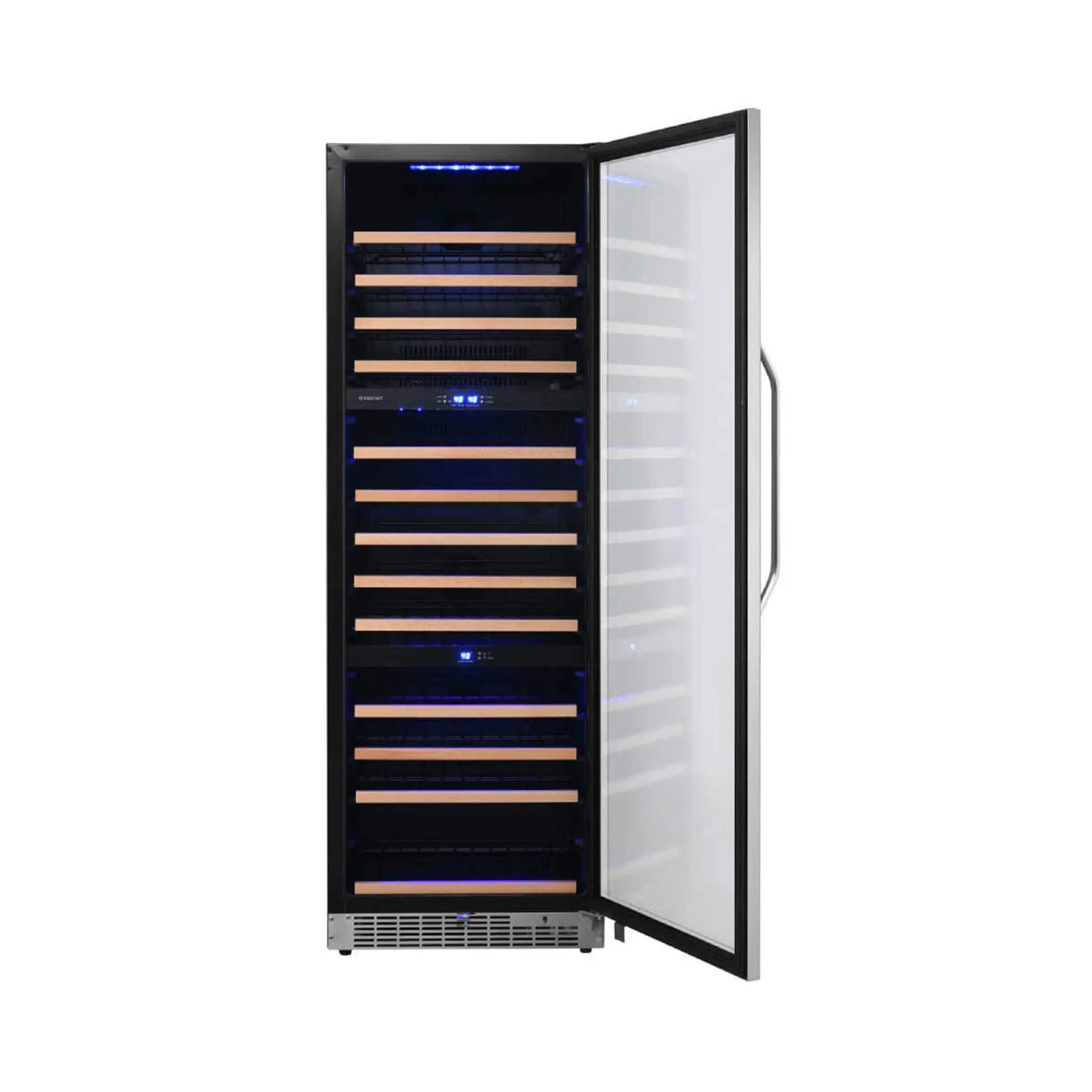 Edgestar 24-Inch Wide 131 Bottle Capacity Built-In Triple Zone Wine Cooler (SAK65891) by SAKSBY WHOLESALE