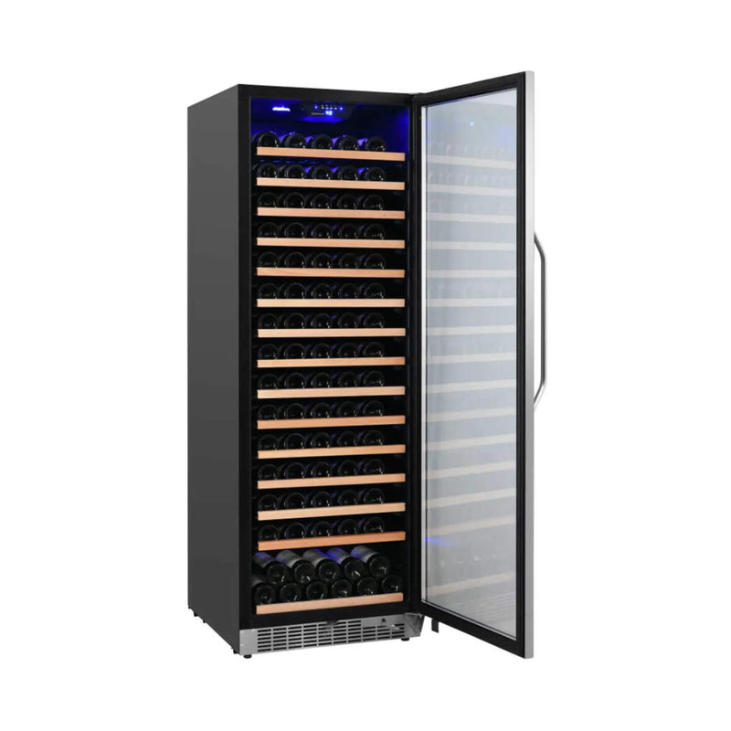 Edgestar 24-Inch Wide 151 Bottle Capacity Freestanding Single Zone Wine Cooler With Even Cooling Technology (SAK30756) by SAKSBY WHOLESALE