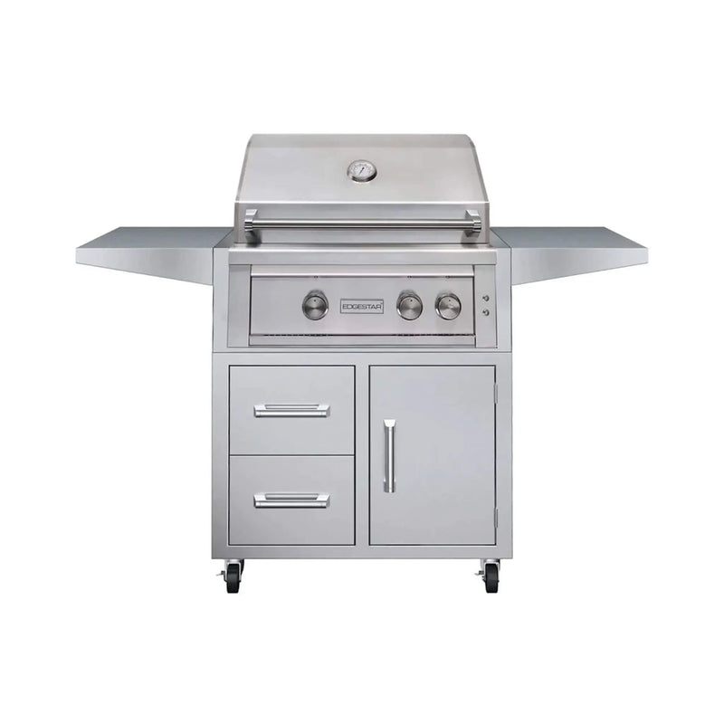 Edgestar 60K BTU 30-Inch Freestanding LED Lighting Grill And Cart With Rotisserie (SAK63985) by SAKSBY WHOLESALE