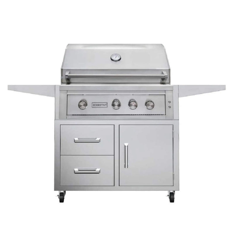 Edgestar 89K BTU 36-Inch Freestanding LED Lighting Grill And Cart With Rotisserie (SAK85914) by SAKSBY WHOLESALE