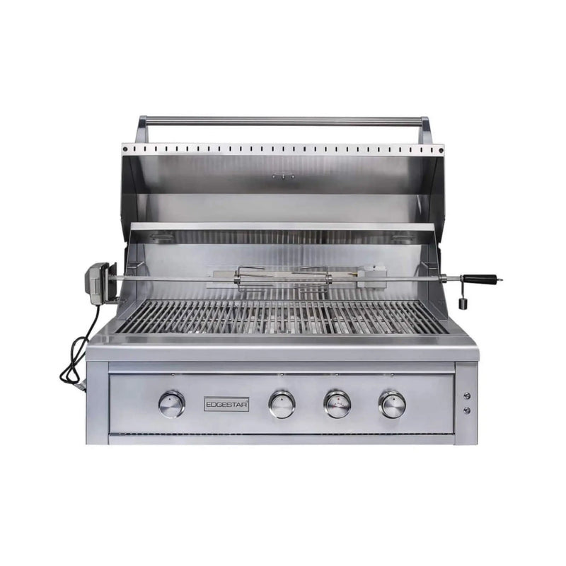 Edgestar 89K BTU 42-Inch Freestanding Grill And Cart With Rotisserie And Lighted Knobs [GRL420FS] (SAK56935) by SAKSBY WHOLESALE