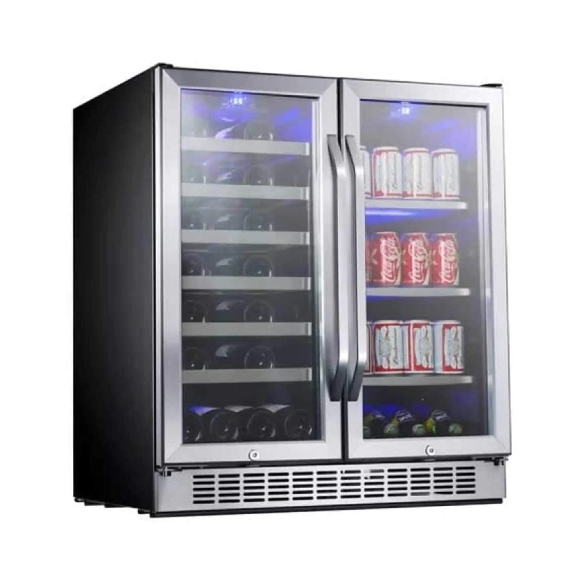 Edgestar 30-Inch Wide 28 Bottle Built In Dual Zone Beverage Center With 86 Can Capacity (SAK35972) by SAKSBY WHOLESALE