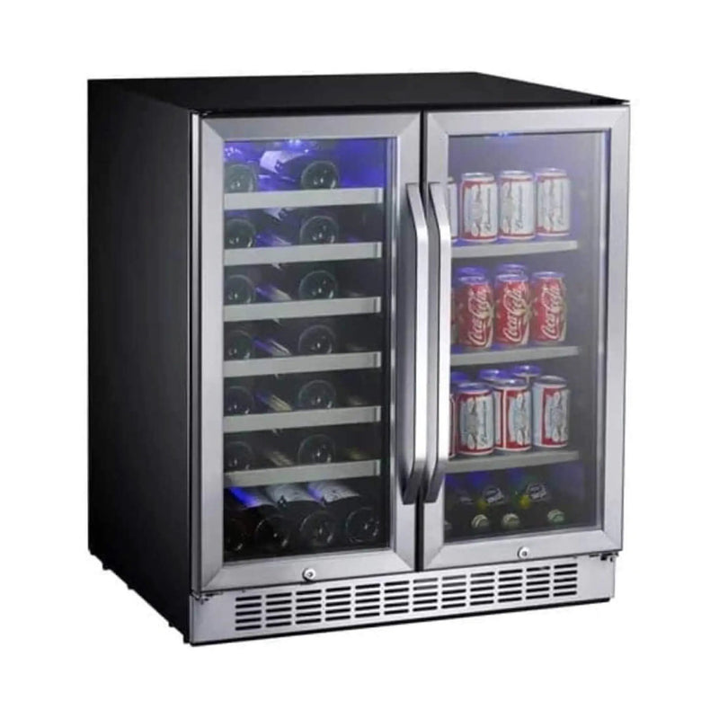 Edgestar 30-Inch Wide 28 Bottle Built In Dual Zone Beverage Center With 86 Can Capacity (SAK35972) by SAKSBY WHOLESALE