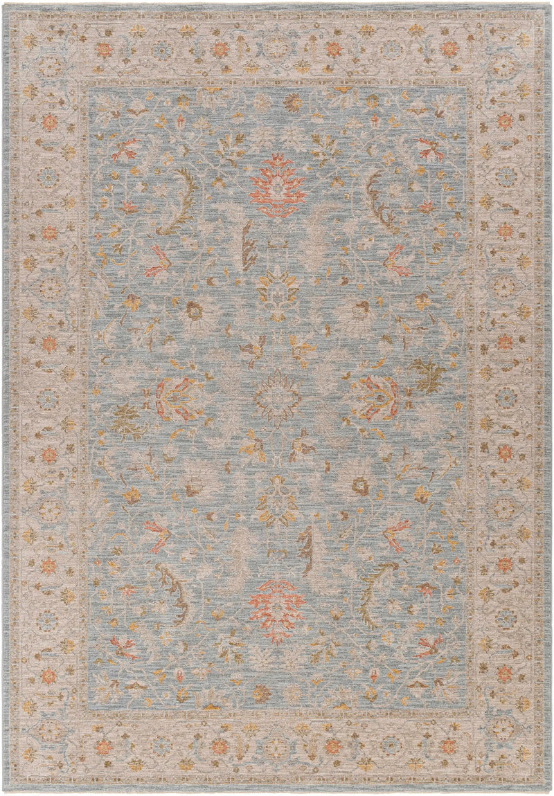 Edie Taupe Thick Luxe Oushak Rug by Boutique Rugs