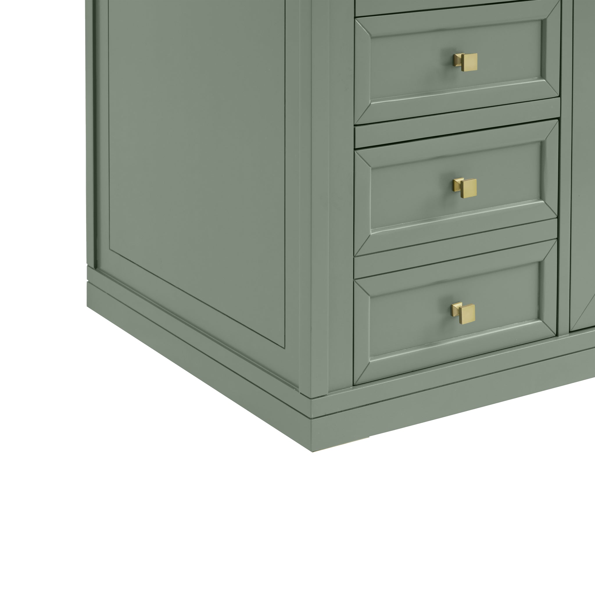 James Martin Chicago 60" Double Bathroom Vanity, Smokey Celadon, view 25