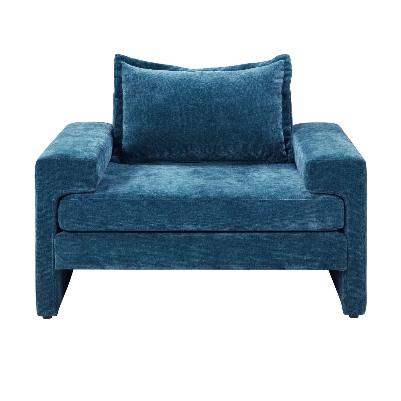 Upholstered Accent Chair With Wide Armrests And Ergonomic Back Support by HouseOfZazla