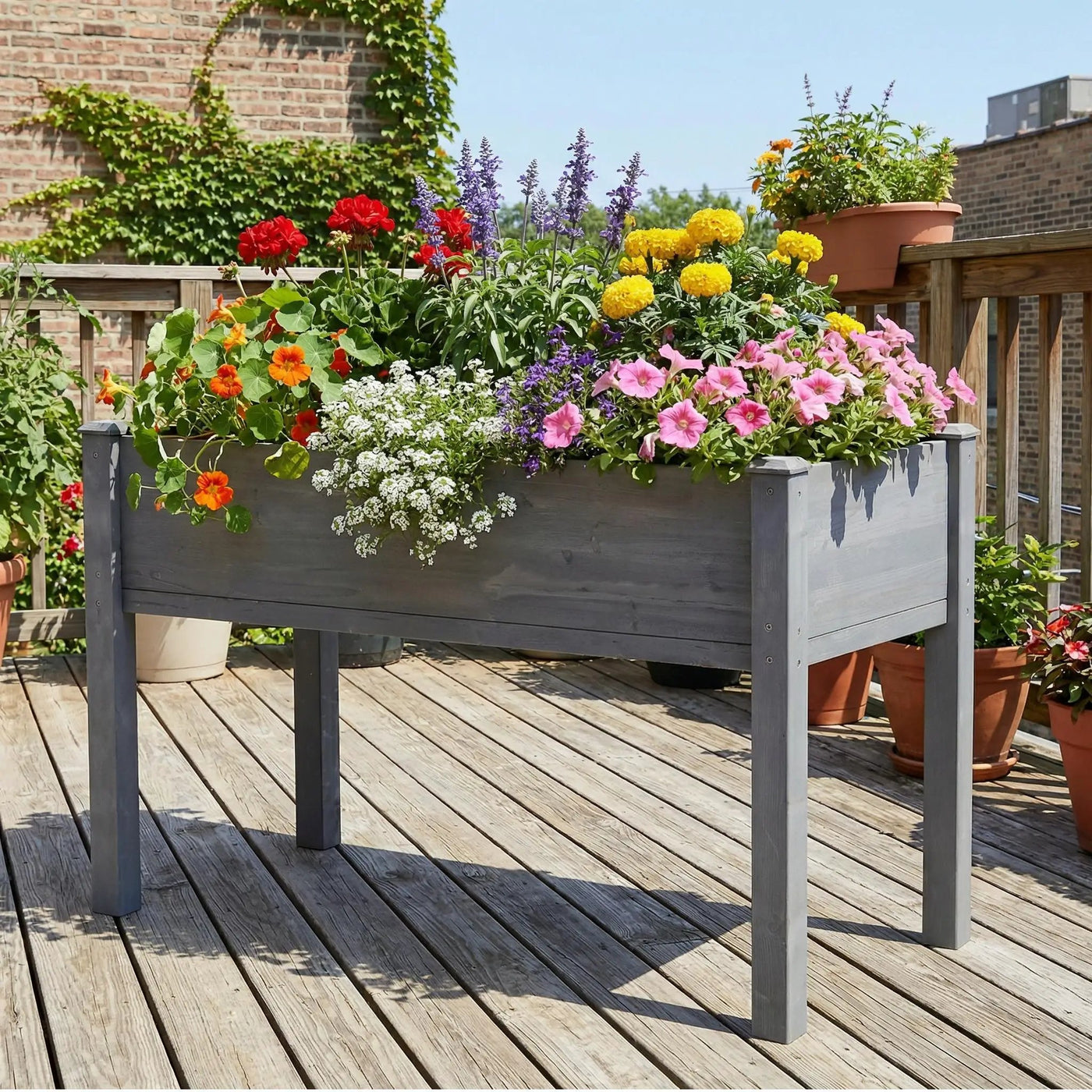 Elevated Raised Garden Bed For Outdoor by HouseOfZazla