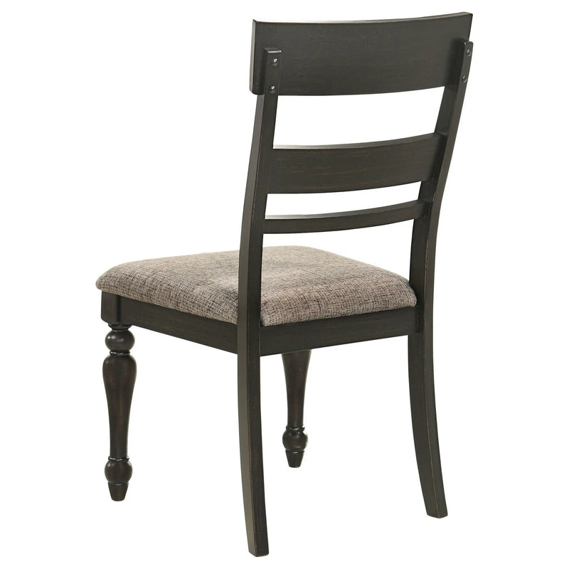 Kavita - Dining Side Chair (Set of 2) - Charcoal by HouseOfZazla