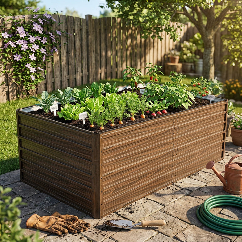 74.6"x35.4"x25" Raised Garden Bed Kit by HouseOfZazla