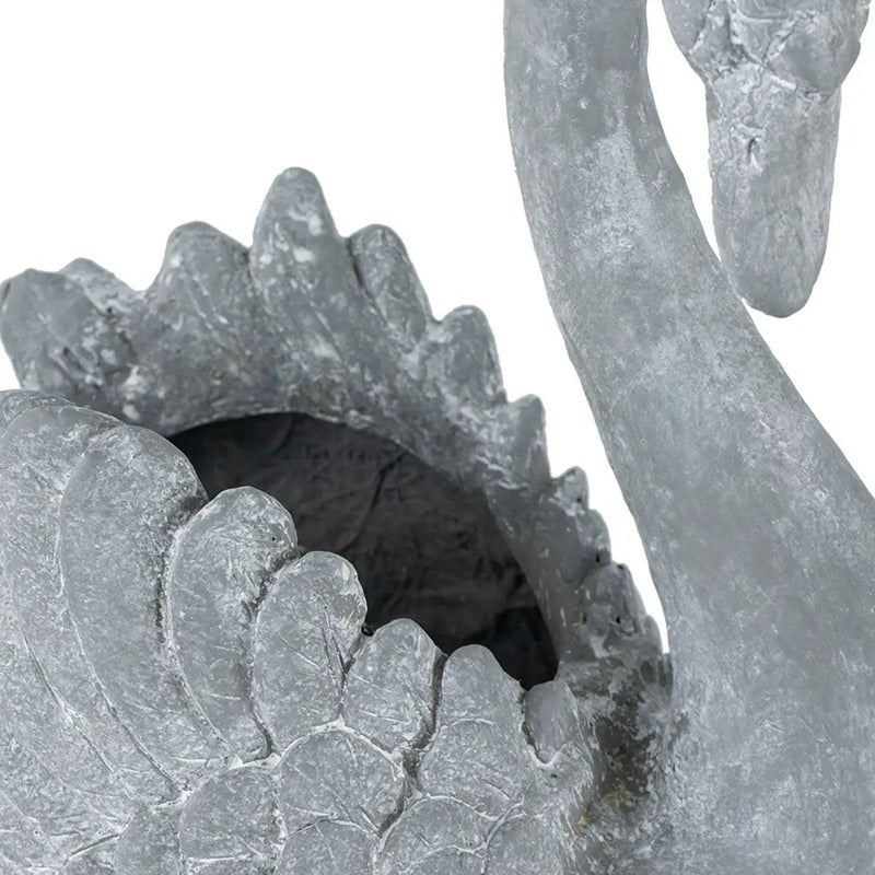 16.5x9x15.5" Mgo Swan Planter by HouseOfZazla