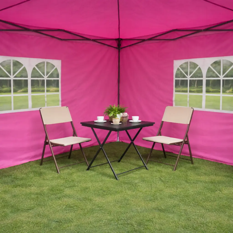 Outdoor 10x10 Ft Pop Up Gazebo Canopy Tent with Removable Sidewalls by HouseOfZazla