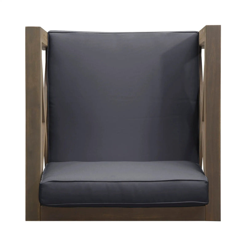 Brava Mid-Century Modern Club Chair with Water Resistant Cushions by HouseOfZazla
