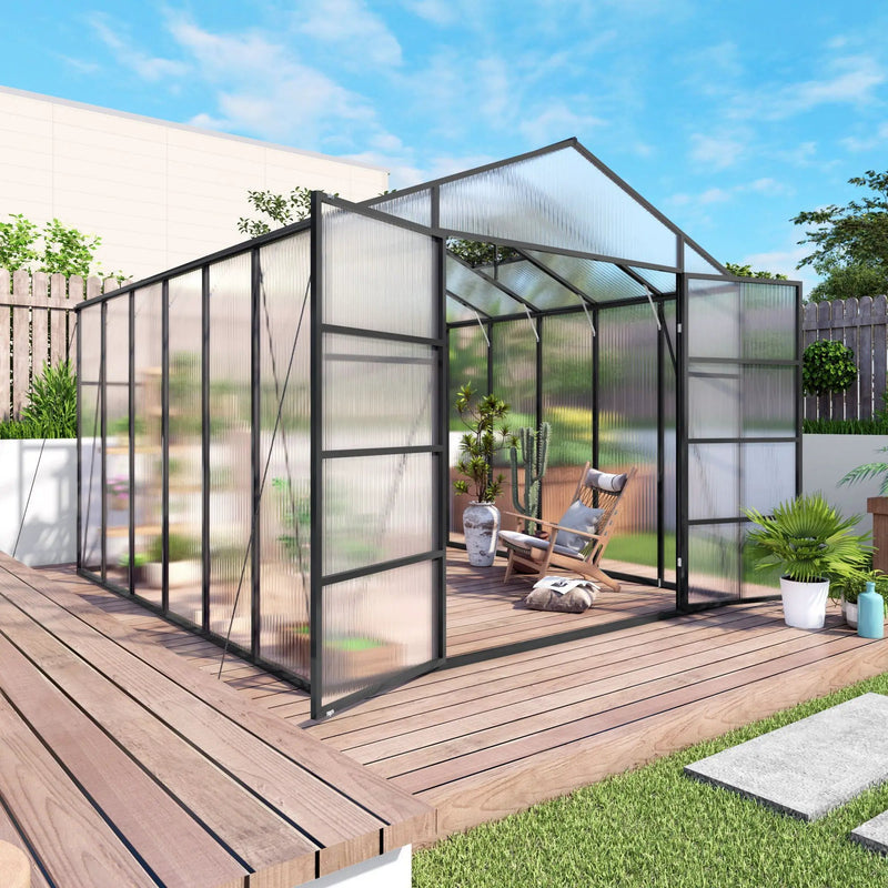 Gain Height Windproof house All Season Outdoor Garden Shelter by HouseOfZazla